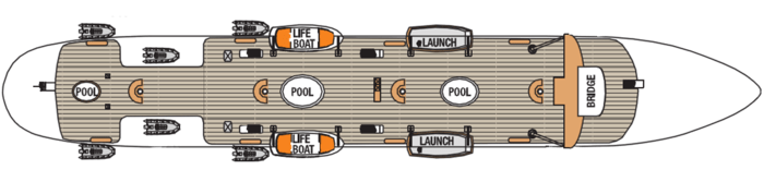 Ship Interior & Deck Plans on Royal Clipper